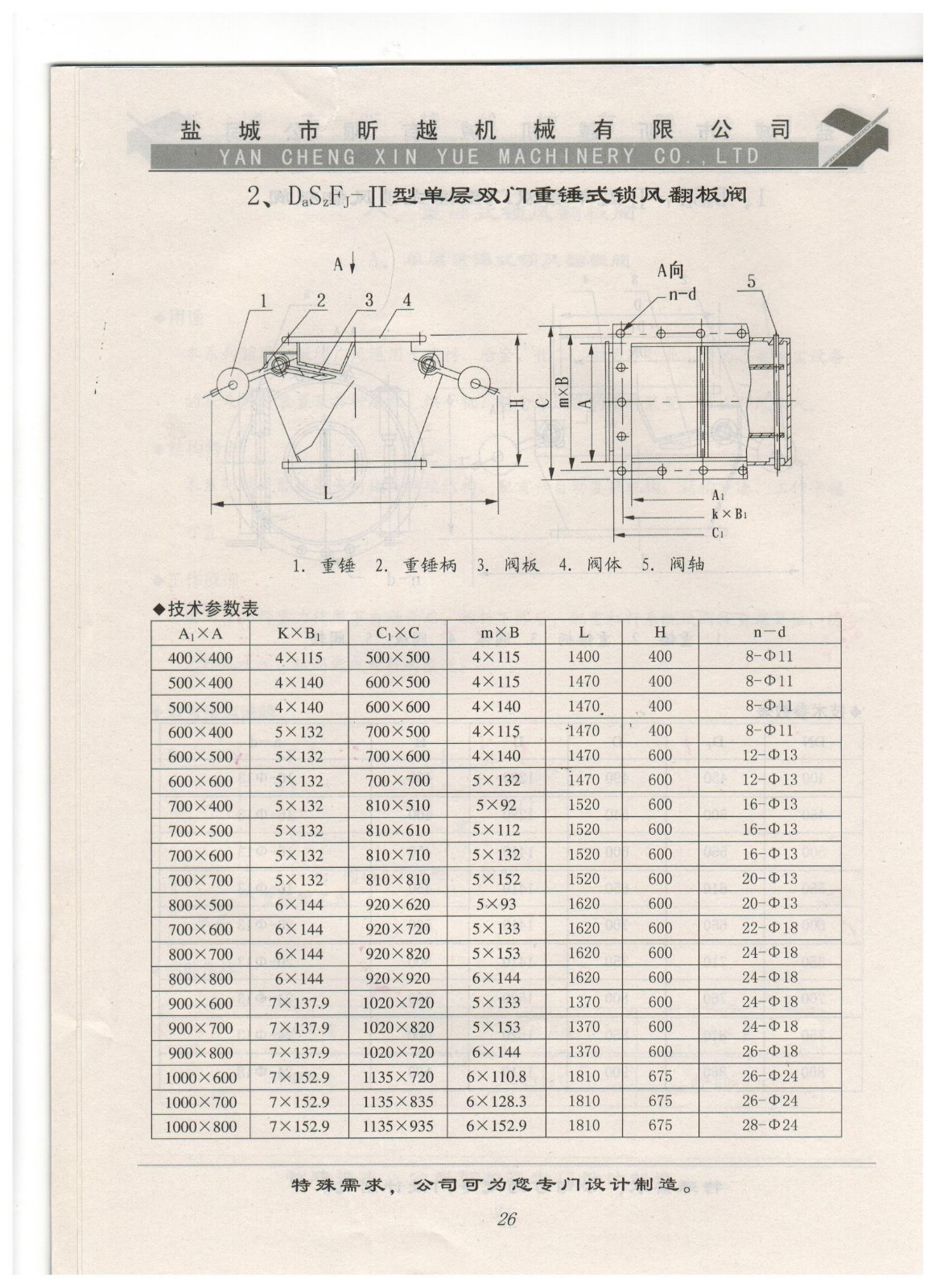 2、DaSzFj-II型單層雙門重錘式鎖風翻闆閥.jpg